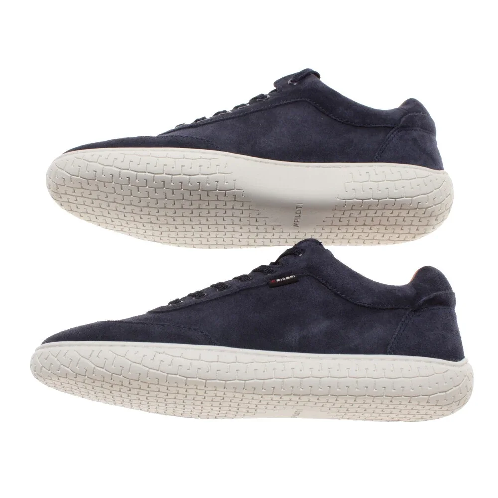 Piloti NWB Shift Lace Up Driving Sneakers Size 7 US in Midnight Blue Suede